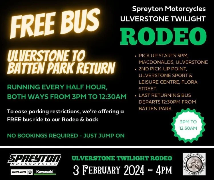 Ulverstone Rodeo Ulverstone Rodeo - Batten Park Equine Centre, West Ulverstone — Coast ...
