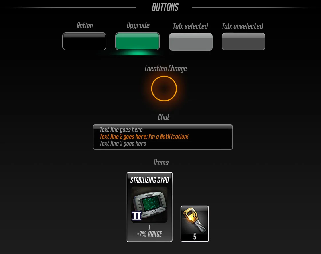 Primary buttons