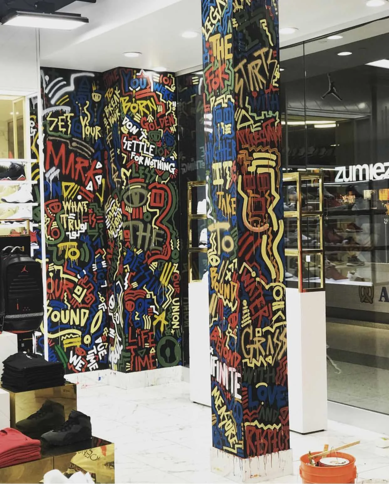 “Beyond Infinite Measure” by WFM, Shoe Palace Mall, San Bernardino CA, May 2018