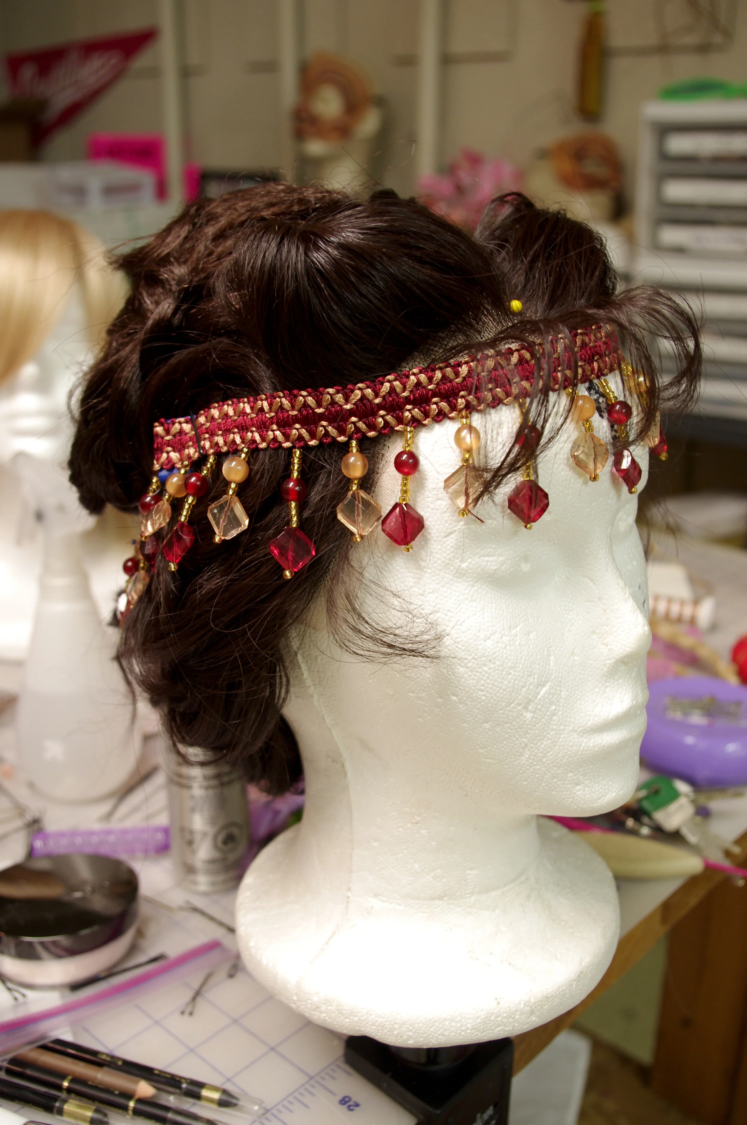 Wig & Makeup Design, Costume Design, Scenic Painting