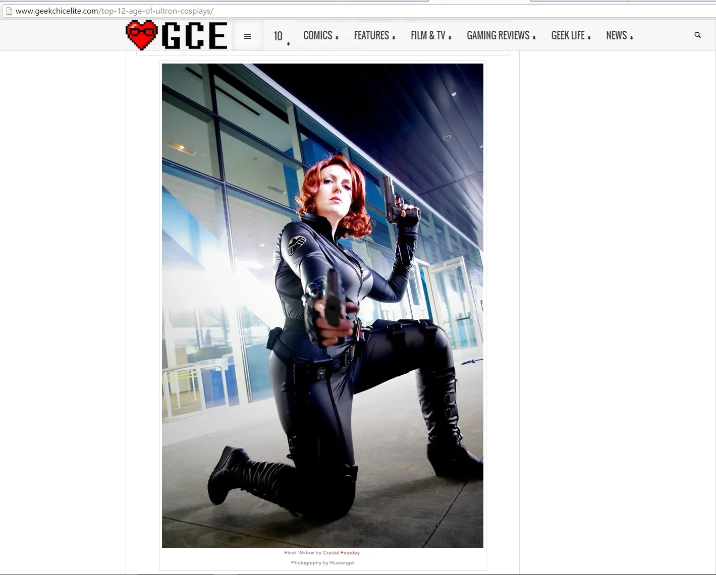 Geek Chic Elite Photo Feature; Personal Credit - Photography