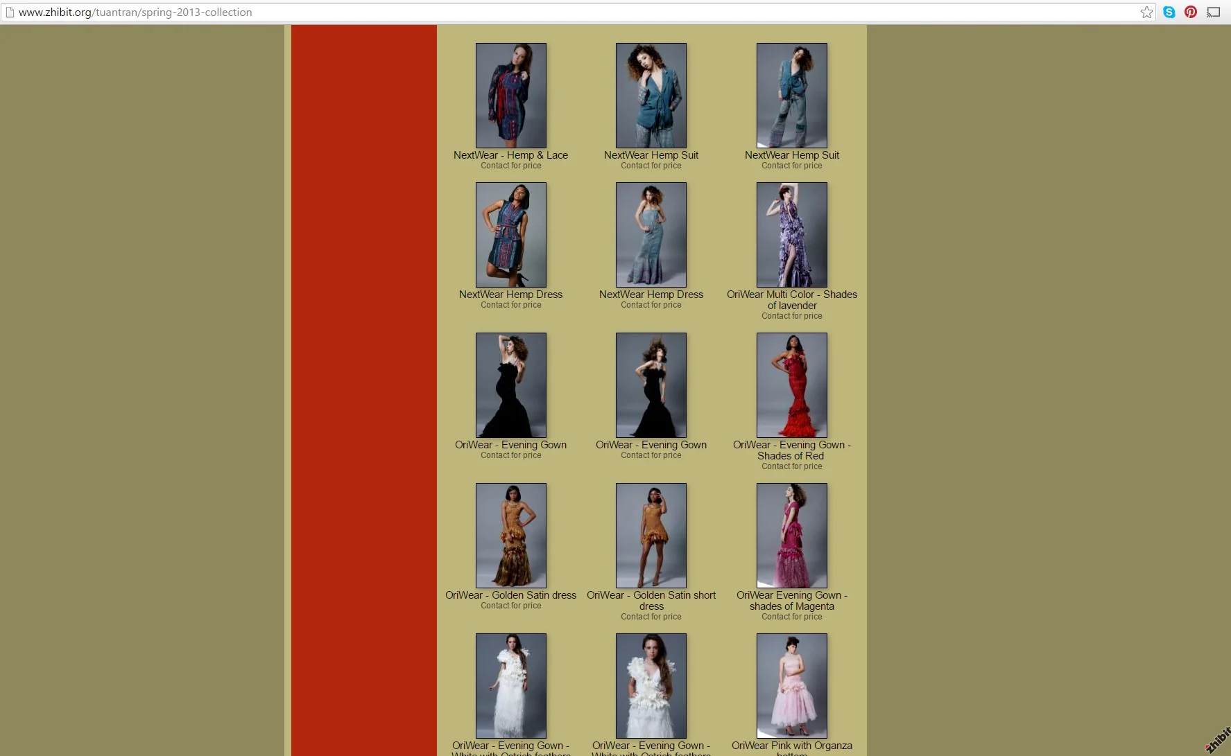 Tuan Tran Couture Spring 2013 Collection Lookbook; Personal Credit - Hair & Makeup