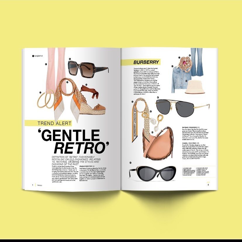These are a few of our favourite things for summer&rsquo;s gentle retro trend 🙌 #magazinedesign #trends #design #summer