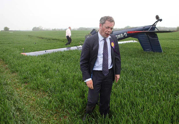Rehearsals for Nigel's Brexit Victory Flotilla are going well. 