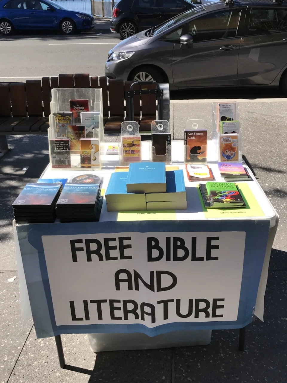 Free Bible and Literature Table