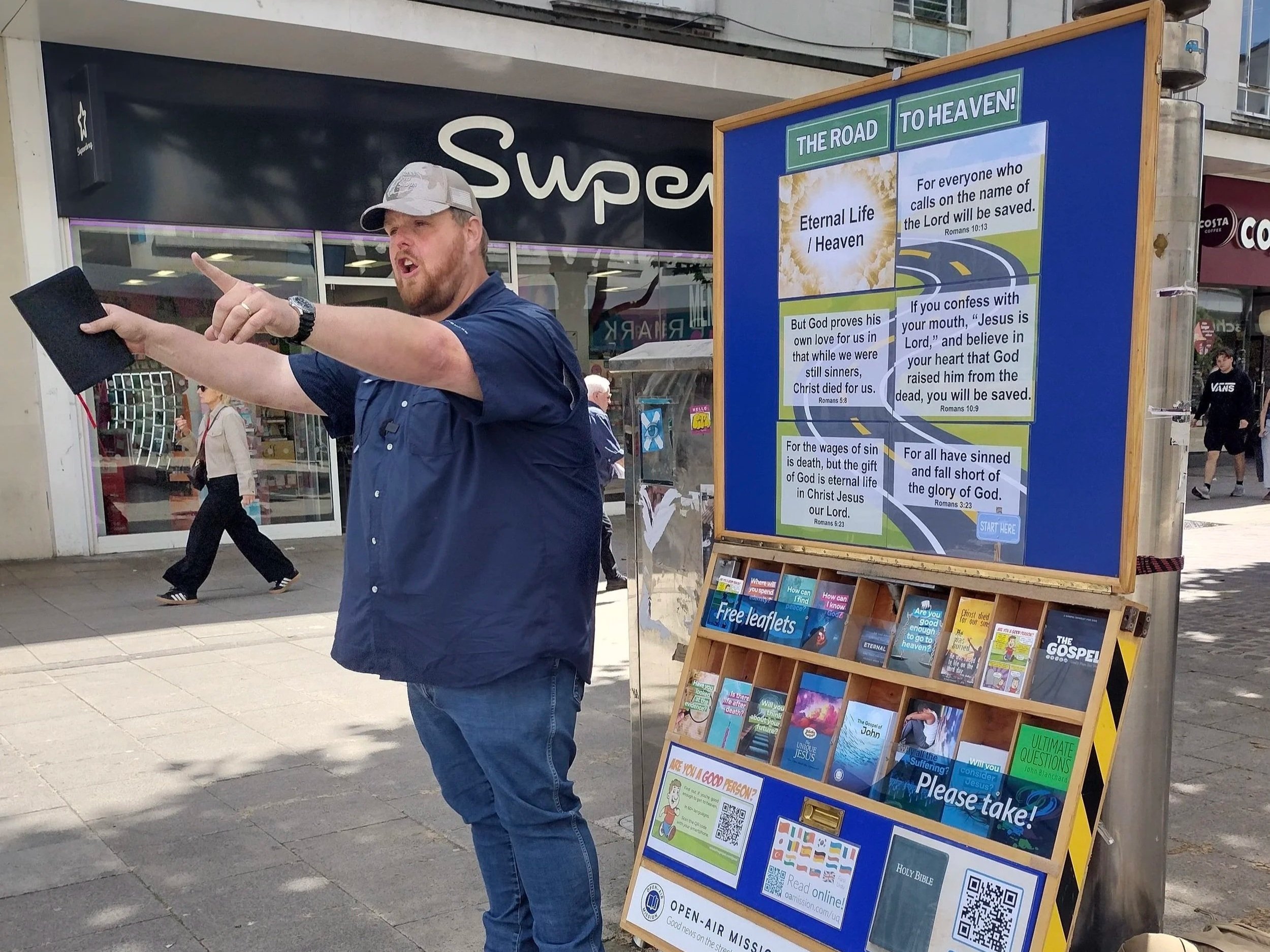 “You’ve Corrupted the Bible!” – Portsmouth Evangelism