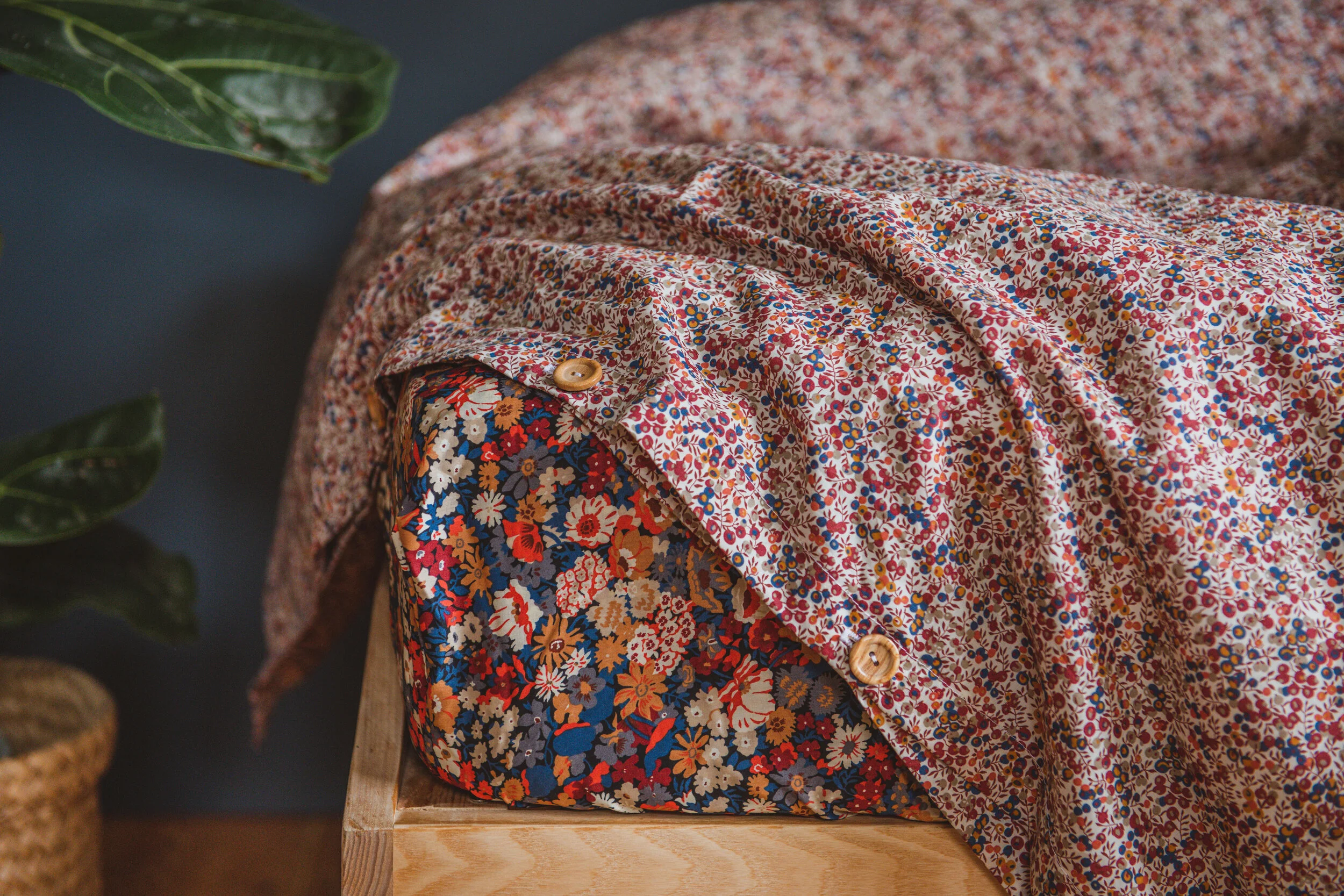 Liberty print bedding