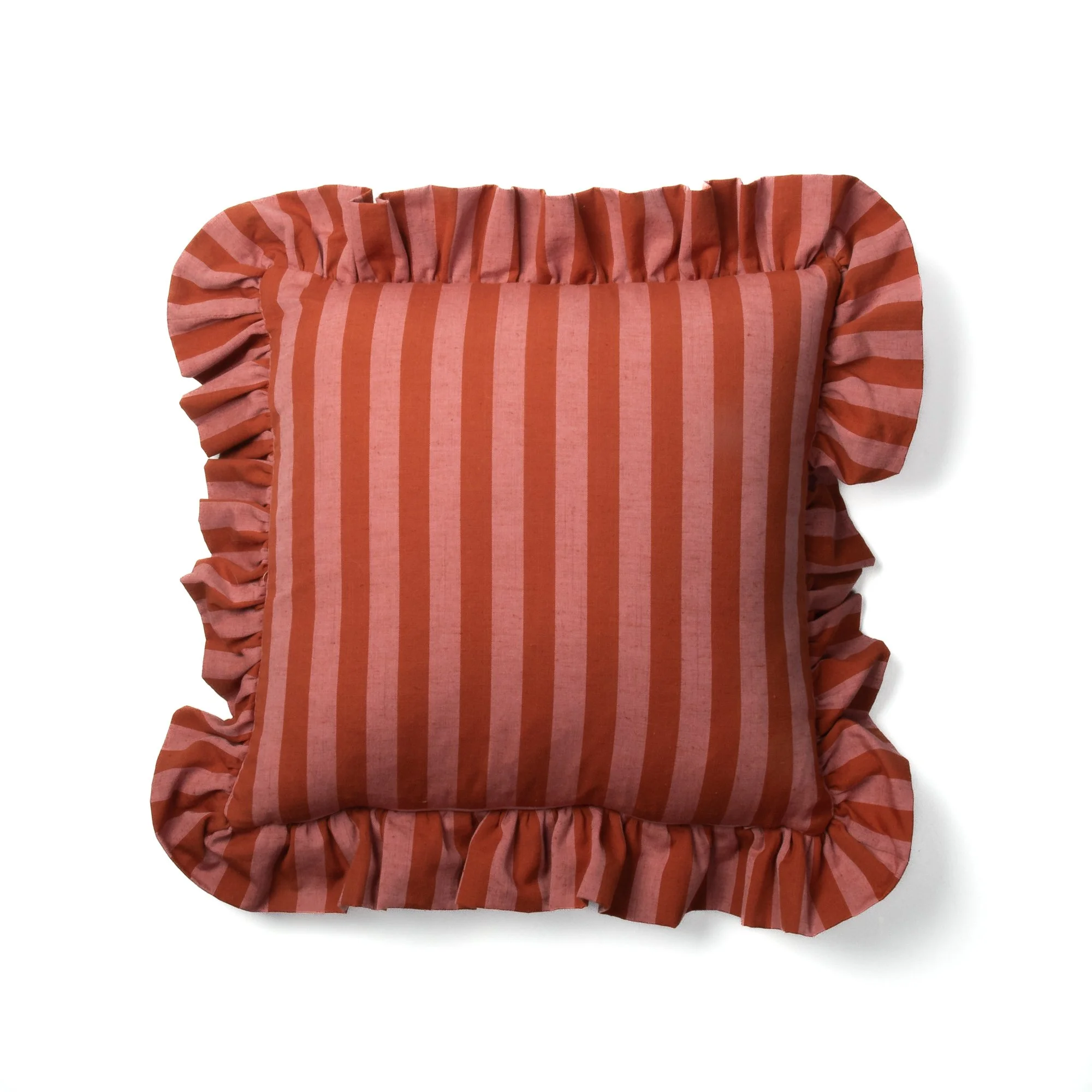 Ruffle Cushion in Mon Cheri