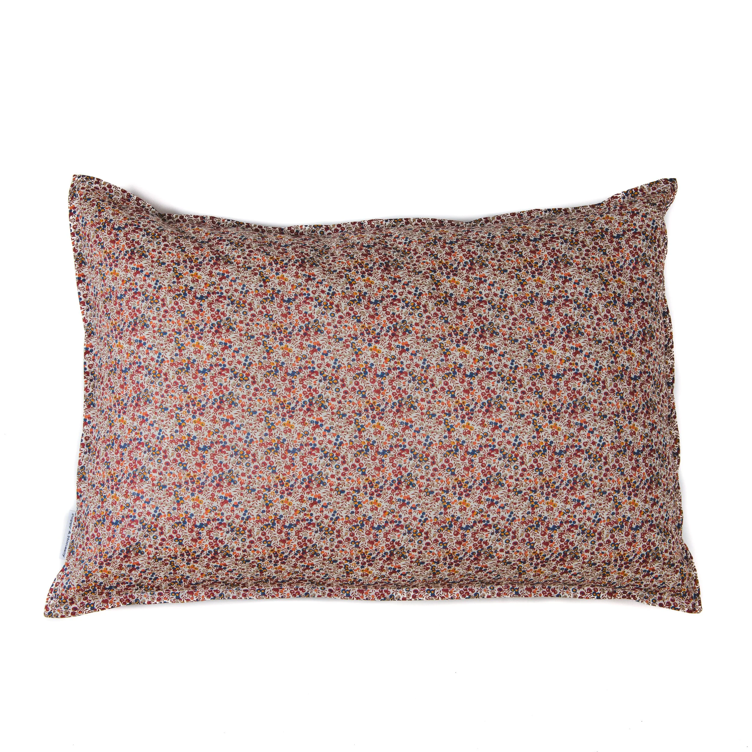 Pillowcase made with Liberty Fabric 'Wiltshire Bud'