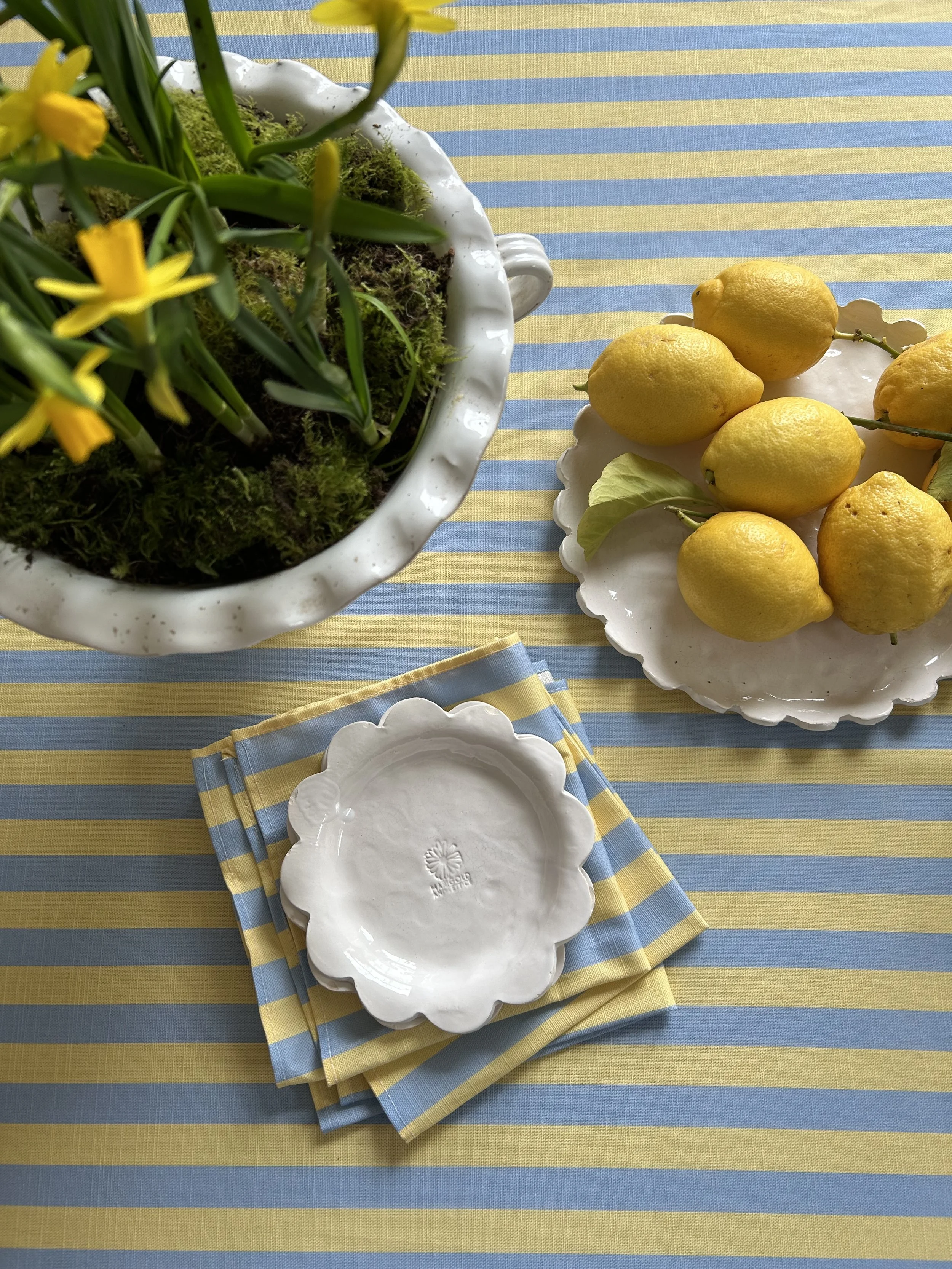 Large Linen Tablecloth - Trianon