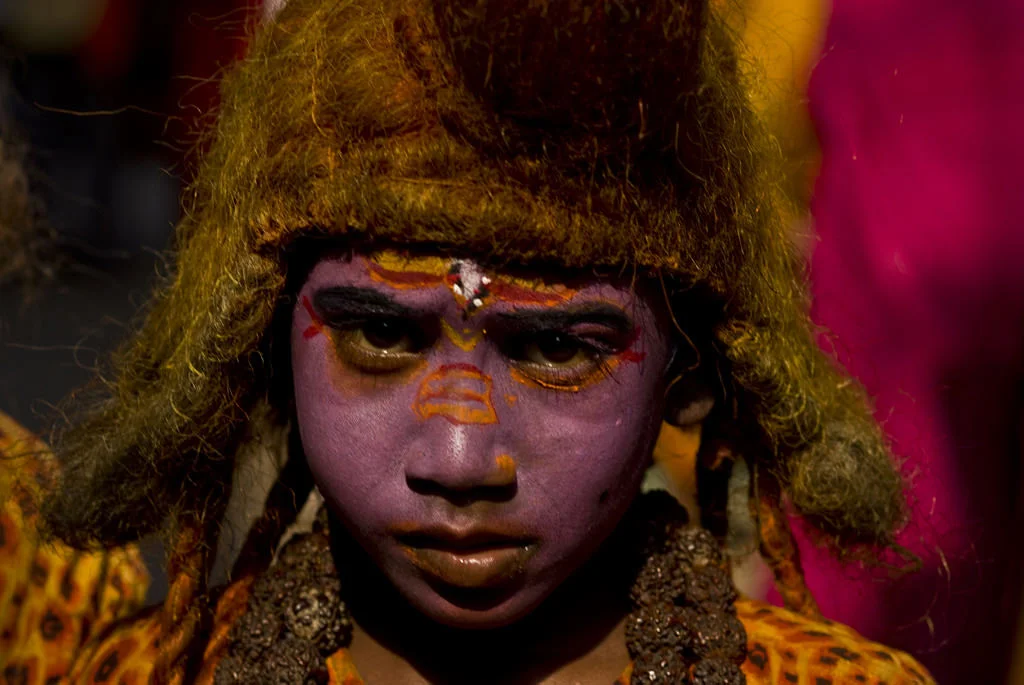(205) a boy dressed as shiva, kolkata, india.jpg