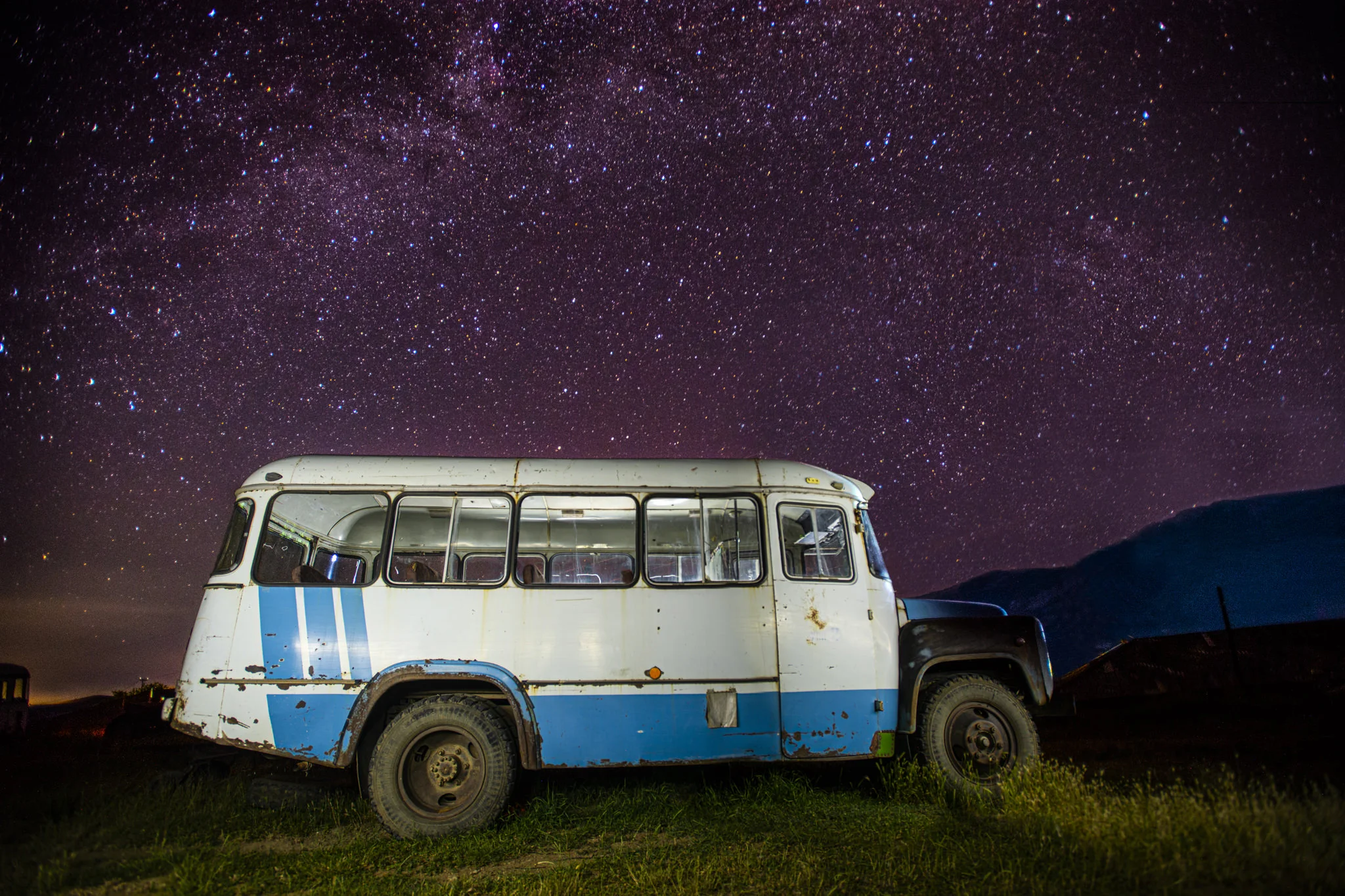 a bus at night, tatev, armenia.jpg