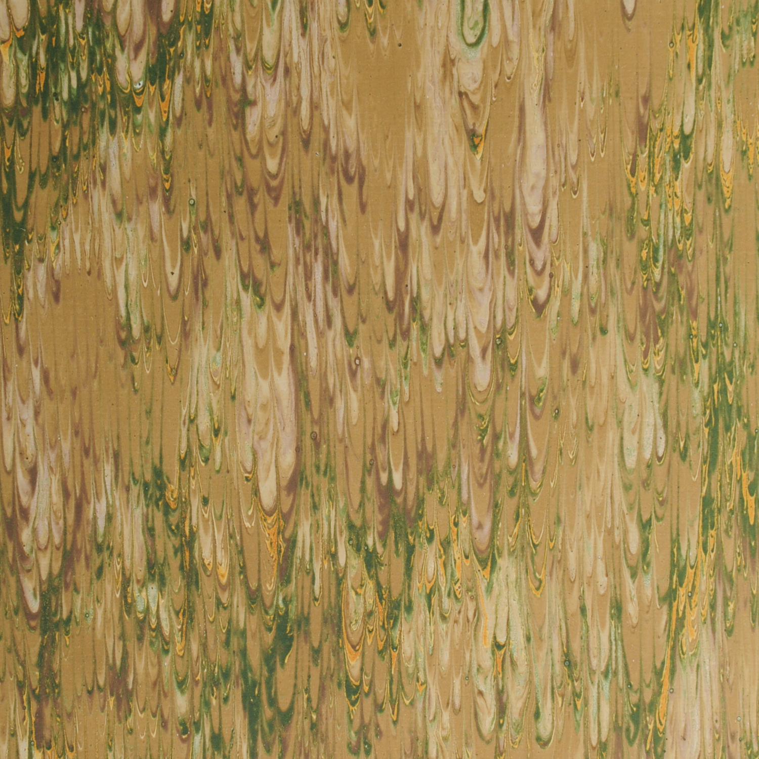 Beige Green Raindrops