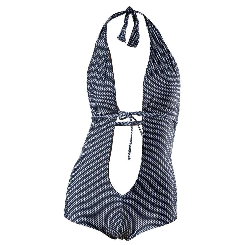 Retro Swimsuit Econyl, Traje de baño nylon reciclado