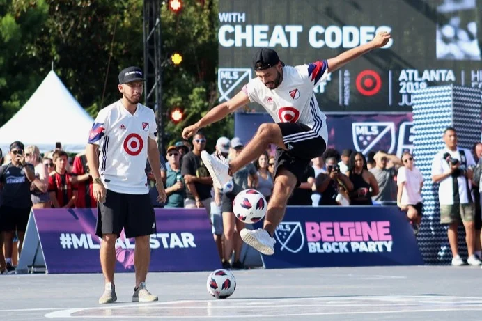 MLS All-Star Beltline Block Party staged by StriKing