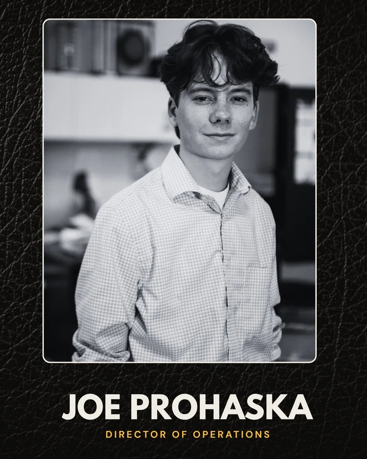 Joe Prohaska, Director of Operations, black and white