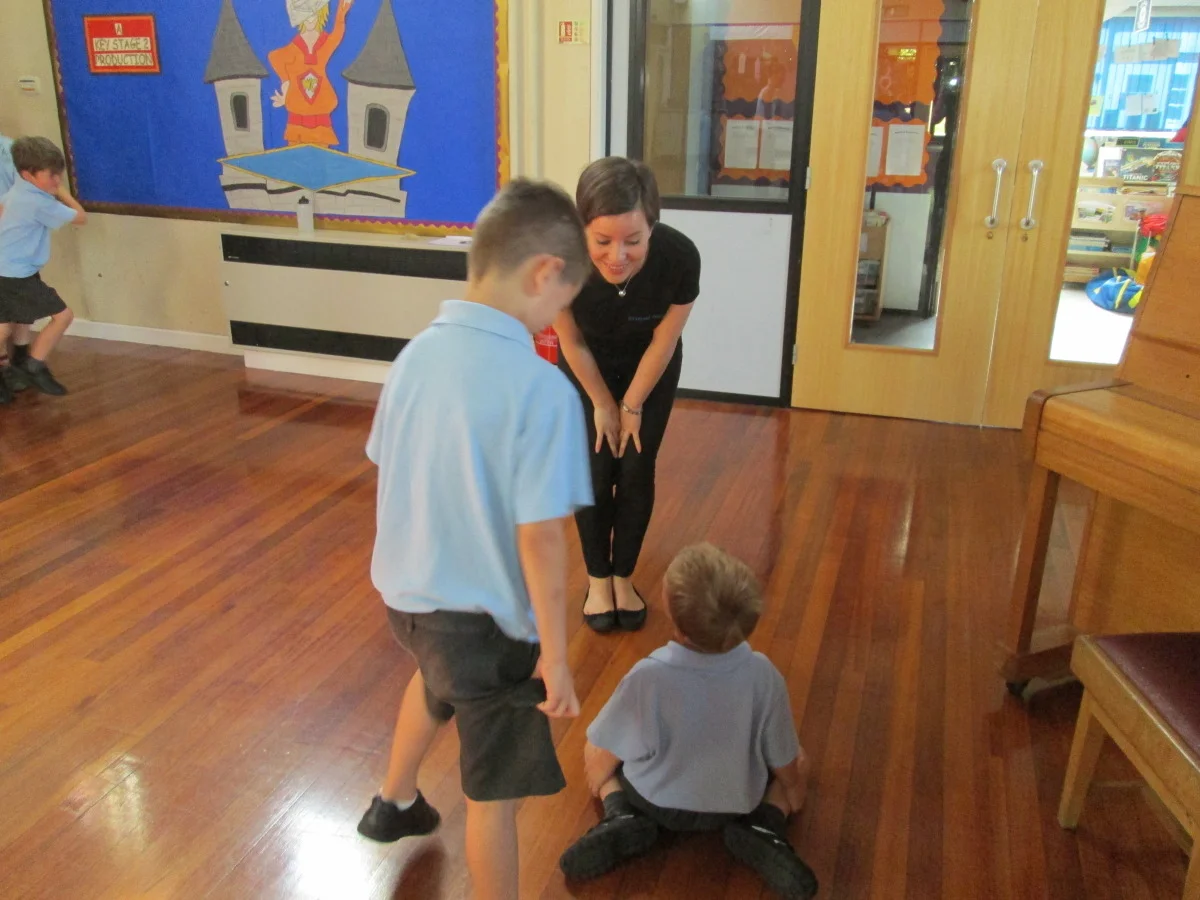 Pupils work together during sessions