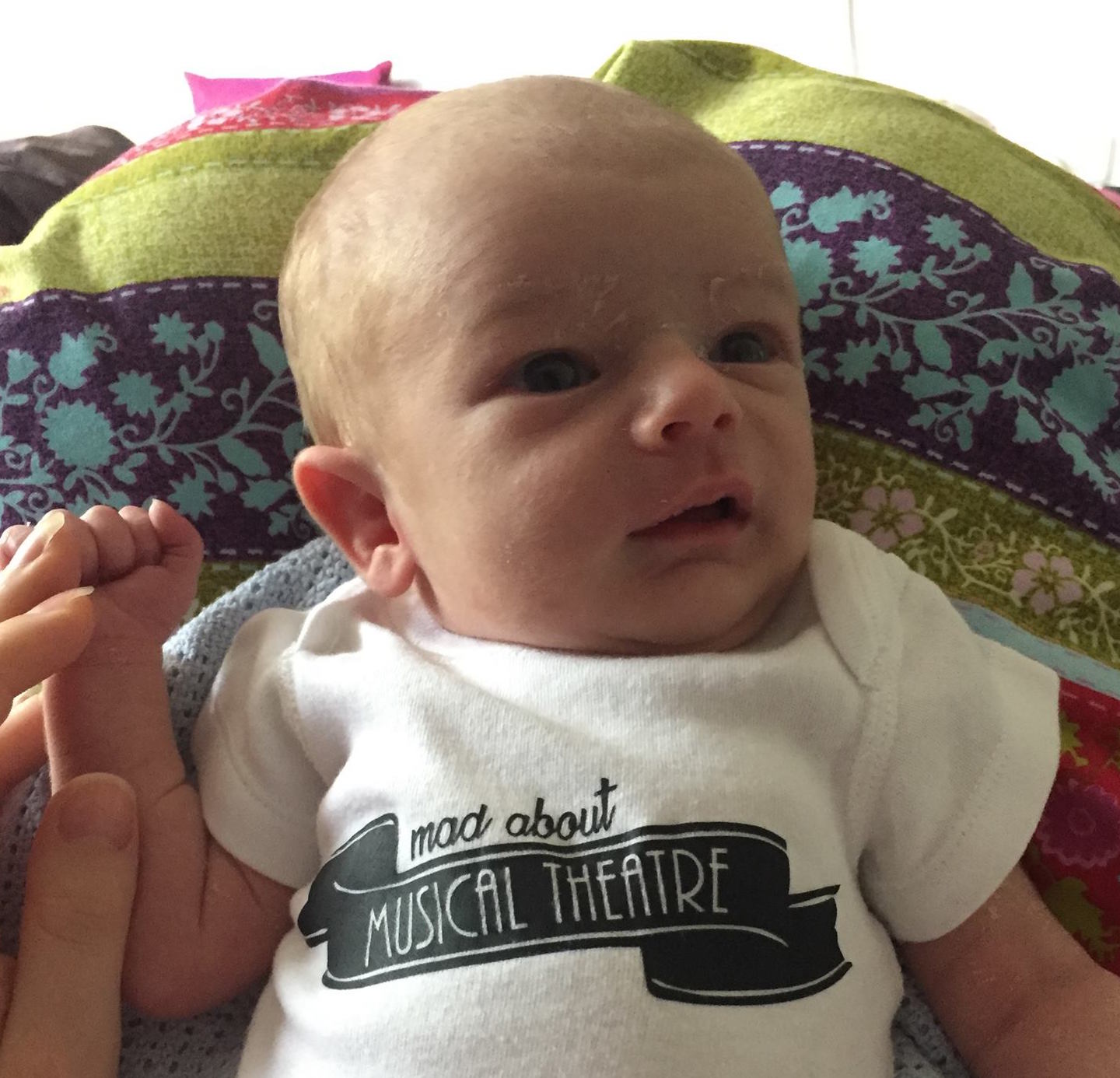Mad about musical theatre: clearly Emily's son did love all that music he heard during pregnancy
