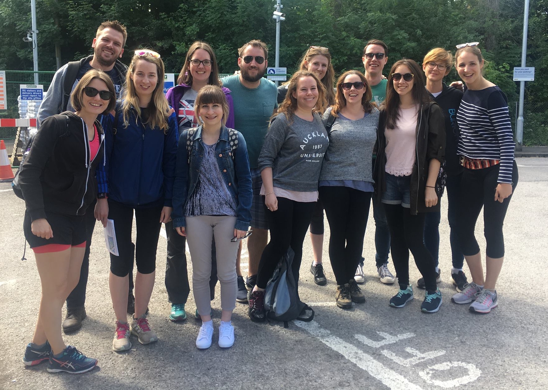 Members of Forte on a weekend ramble
