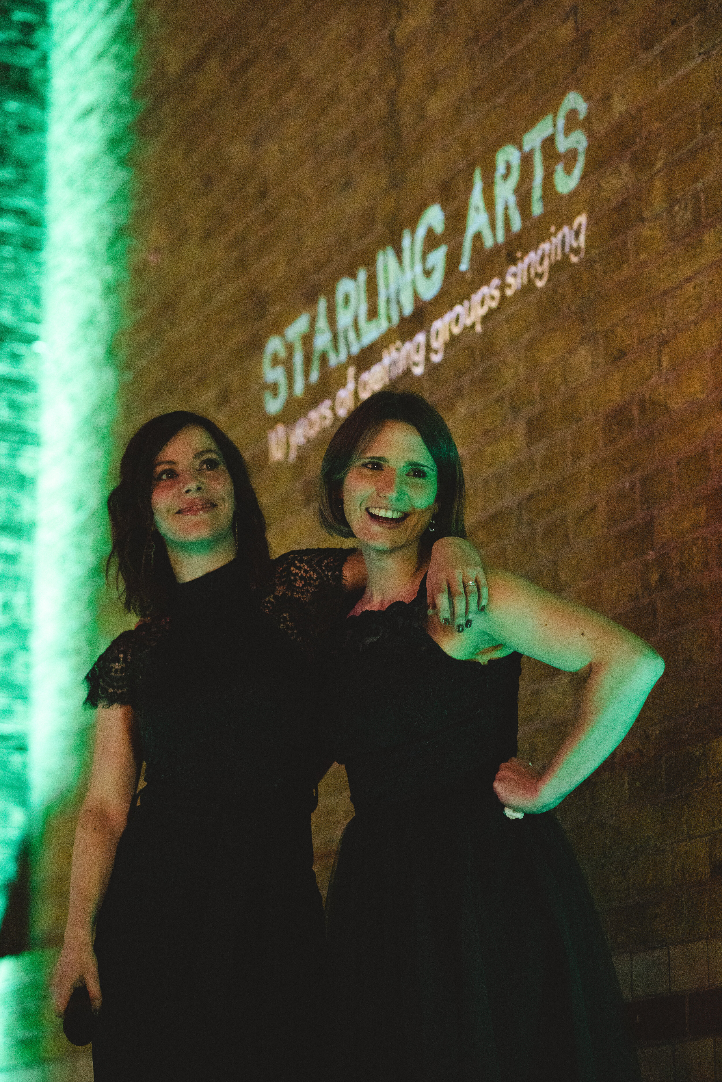 Anna Shields and Emily Garsin of Starling Arts at London's Wheatsheaf Hall. Photo by Alice the Camera
