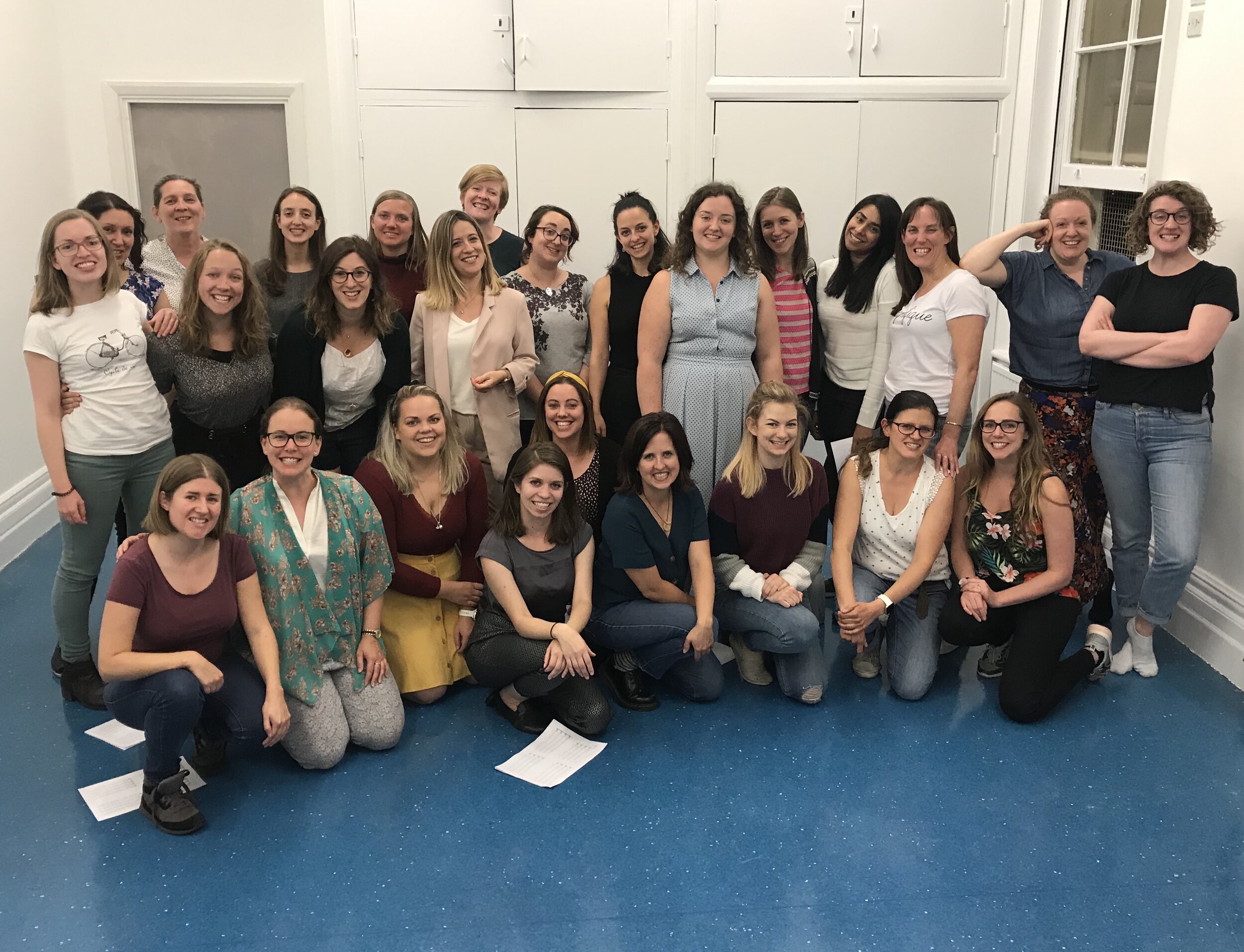 Starling Arts ladies singing communities in rehearsal 