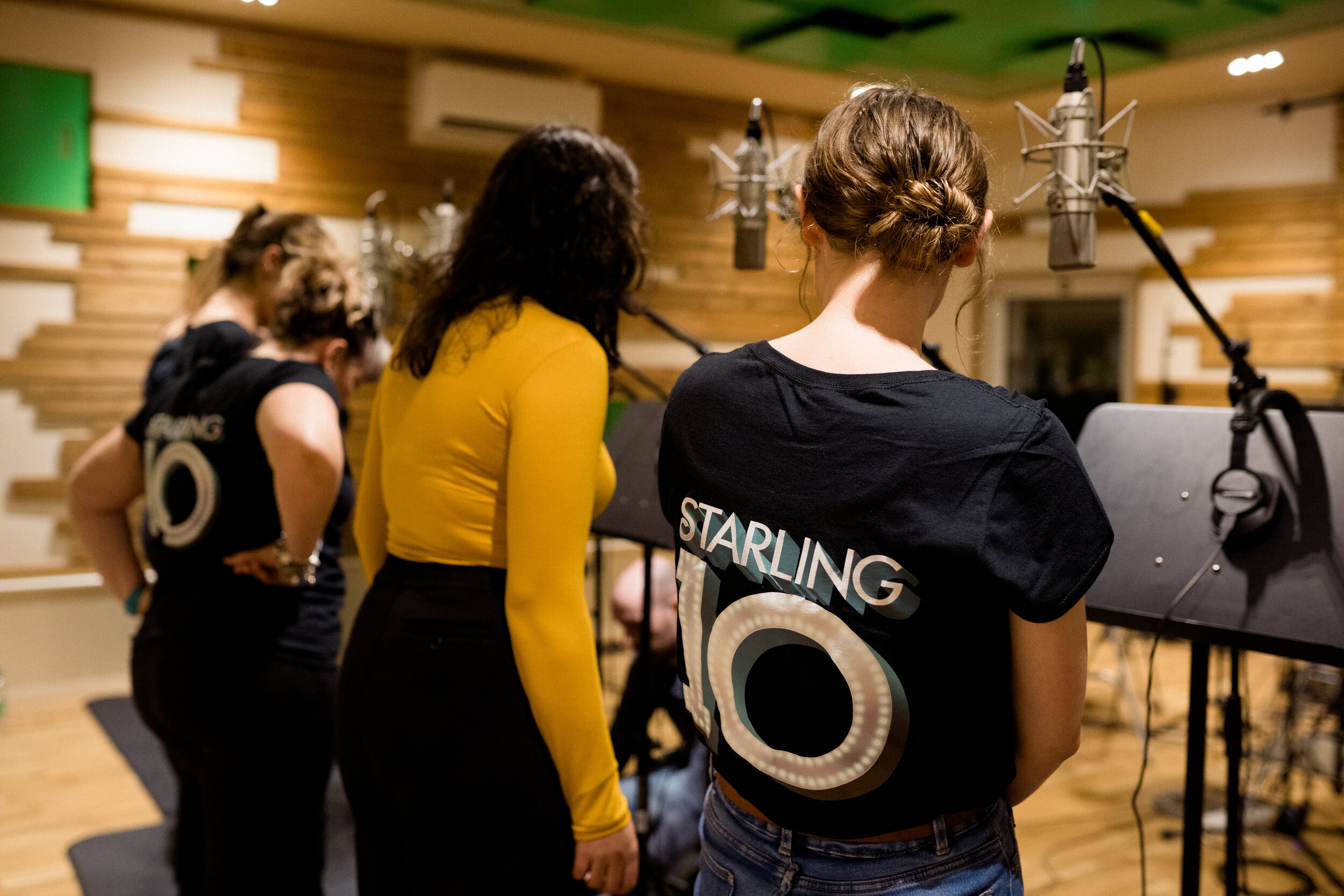 Professional recording for Starling 10, The Voice Inside. Photo by Florence Fox 