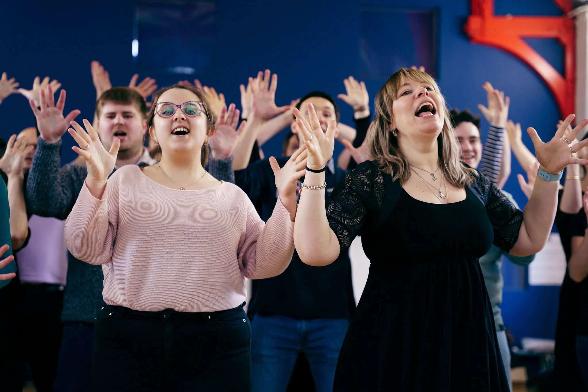Starling Voices members in rehearsal