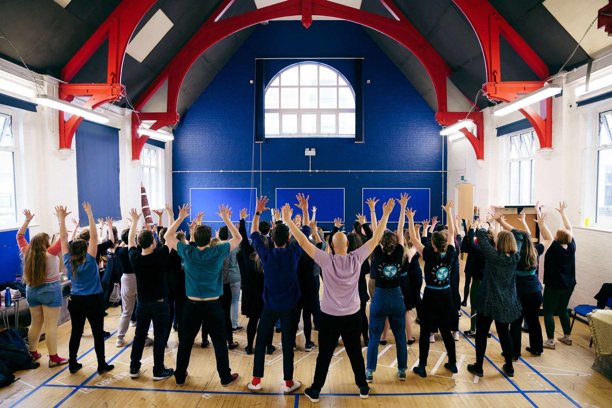 The Starling Voices in rehearsal