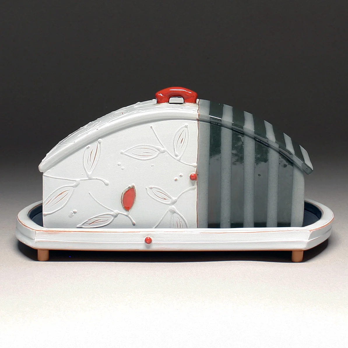 Floral Butter Dish