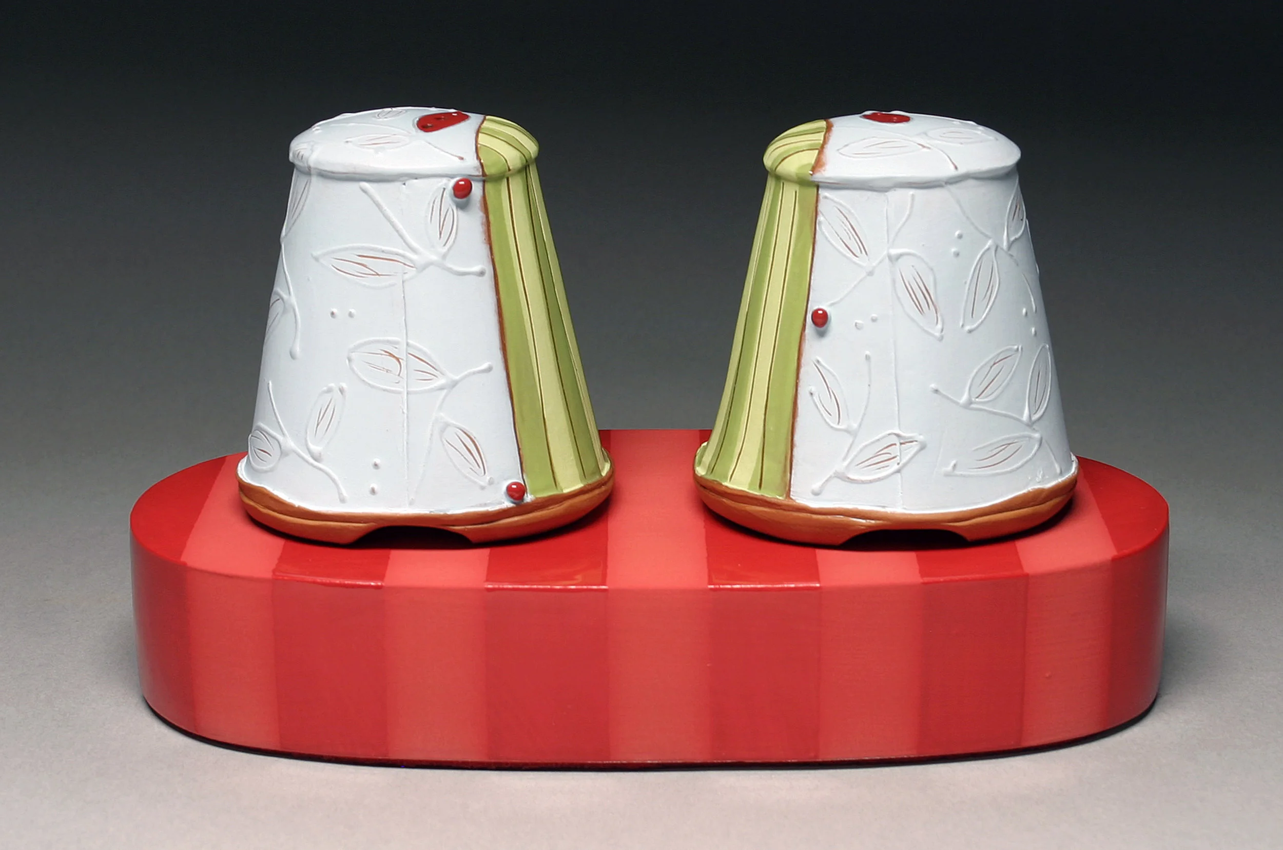 Floral Salt and Pepper