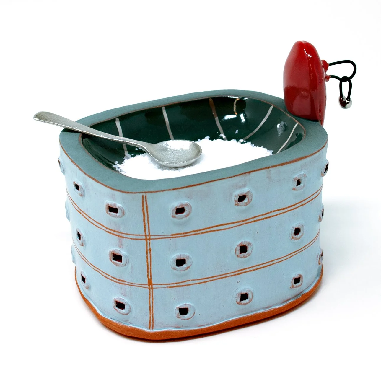 Pierced Salt Cellar with Bobble