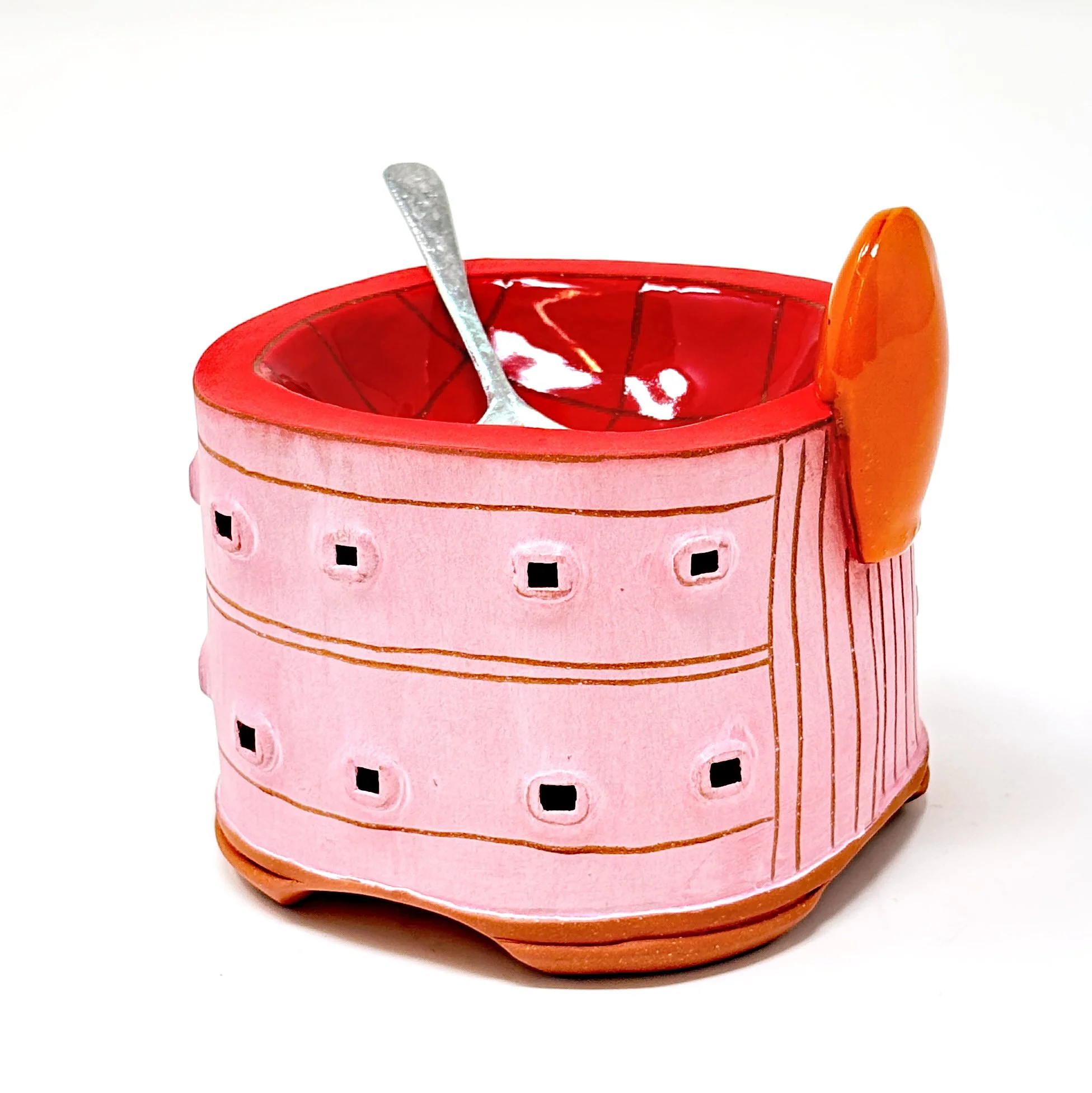 Pierced Salt Cellar-Sherbet