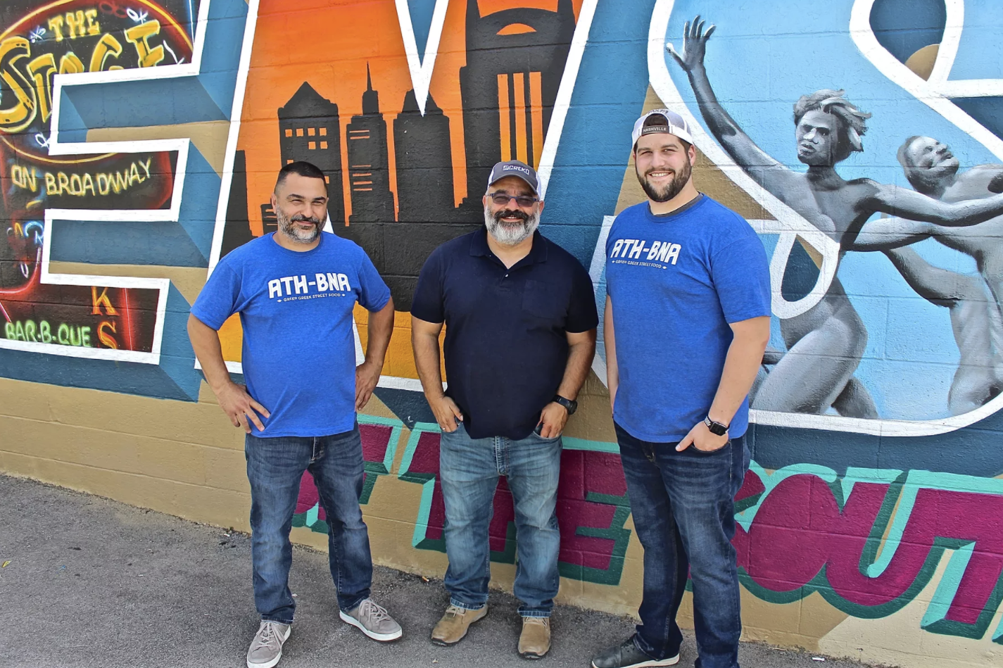 From left to right: owners Bill Darsinos and Tony Darsinos and restaurant GM Jason Walker
