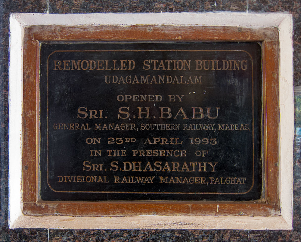 I wish I could see a photo of the station before Sri. S.H. Babu slapped a bunch of ugly granite all over it.