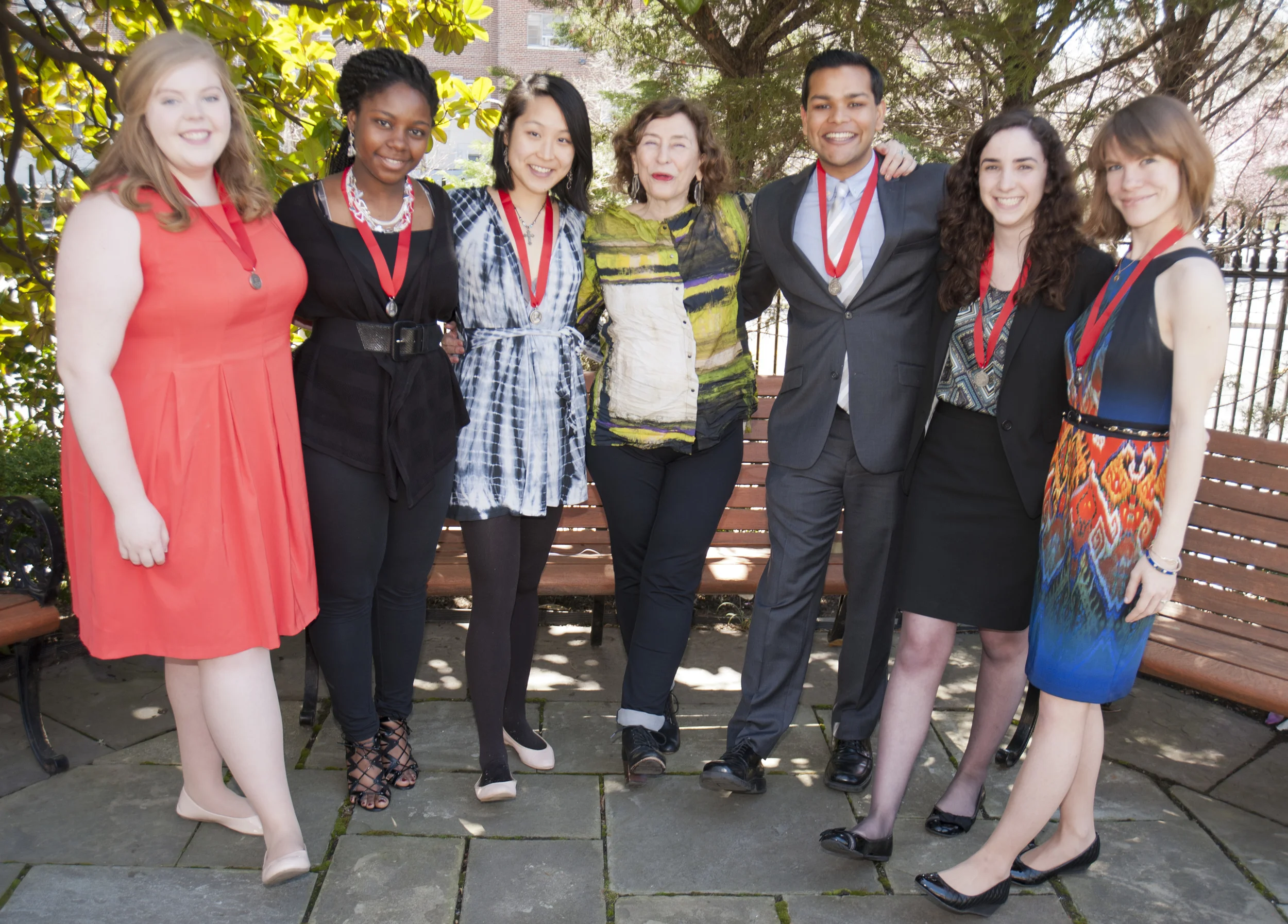 2015 Legacy Prize Winners with 2015 Laureate Azar Nafisi