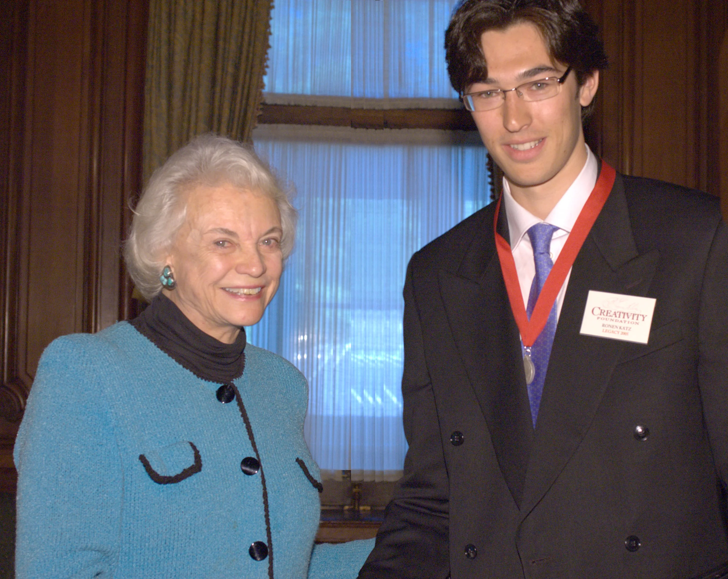 Ronen with 2005 Creativity Laureate Sandra Day O'Connor