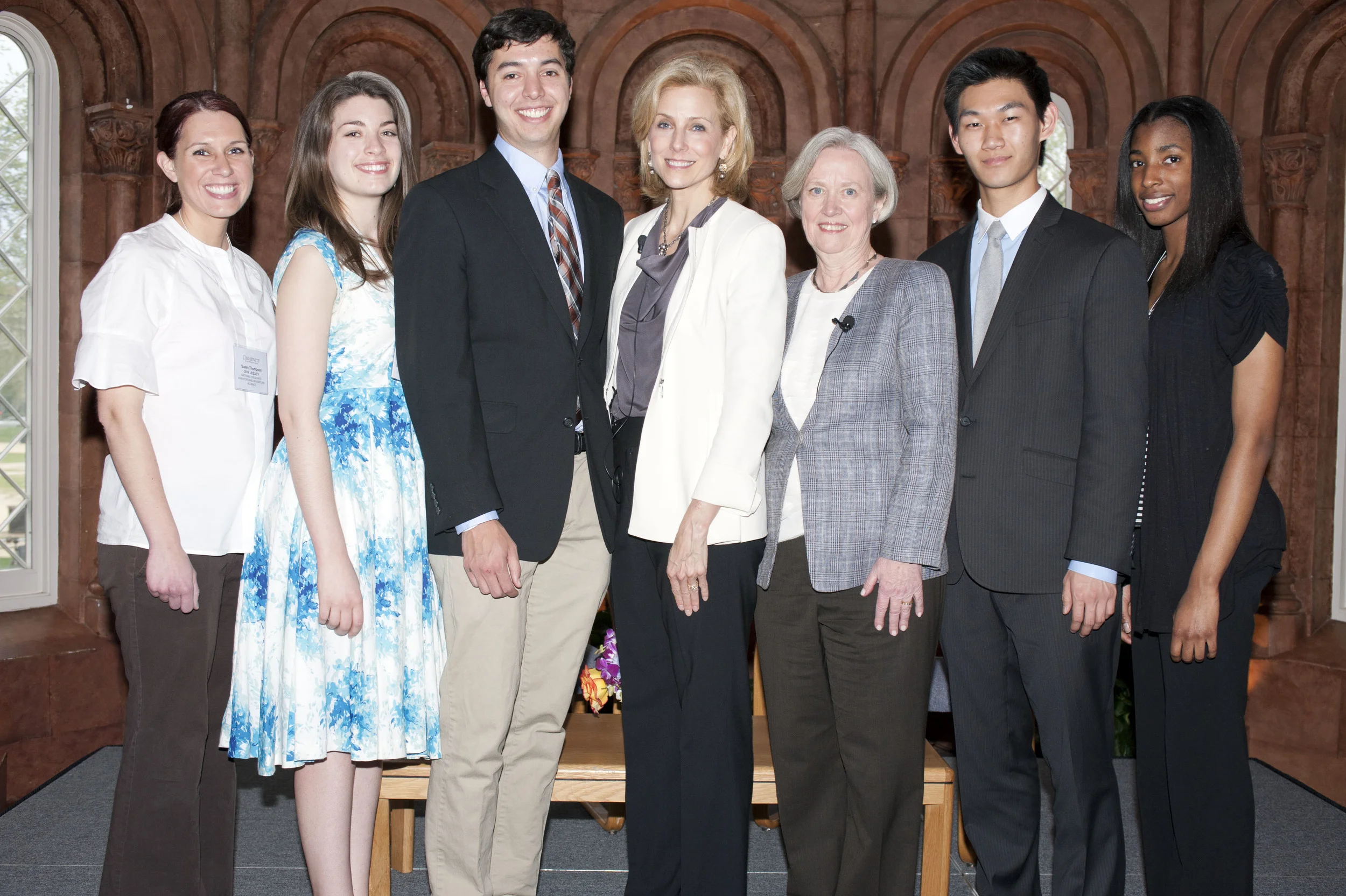 The 2014 Legacy Winners with Katherine Bradley and Laureate Shirley Tilghman