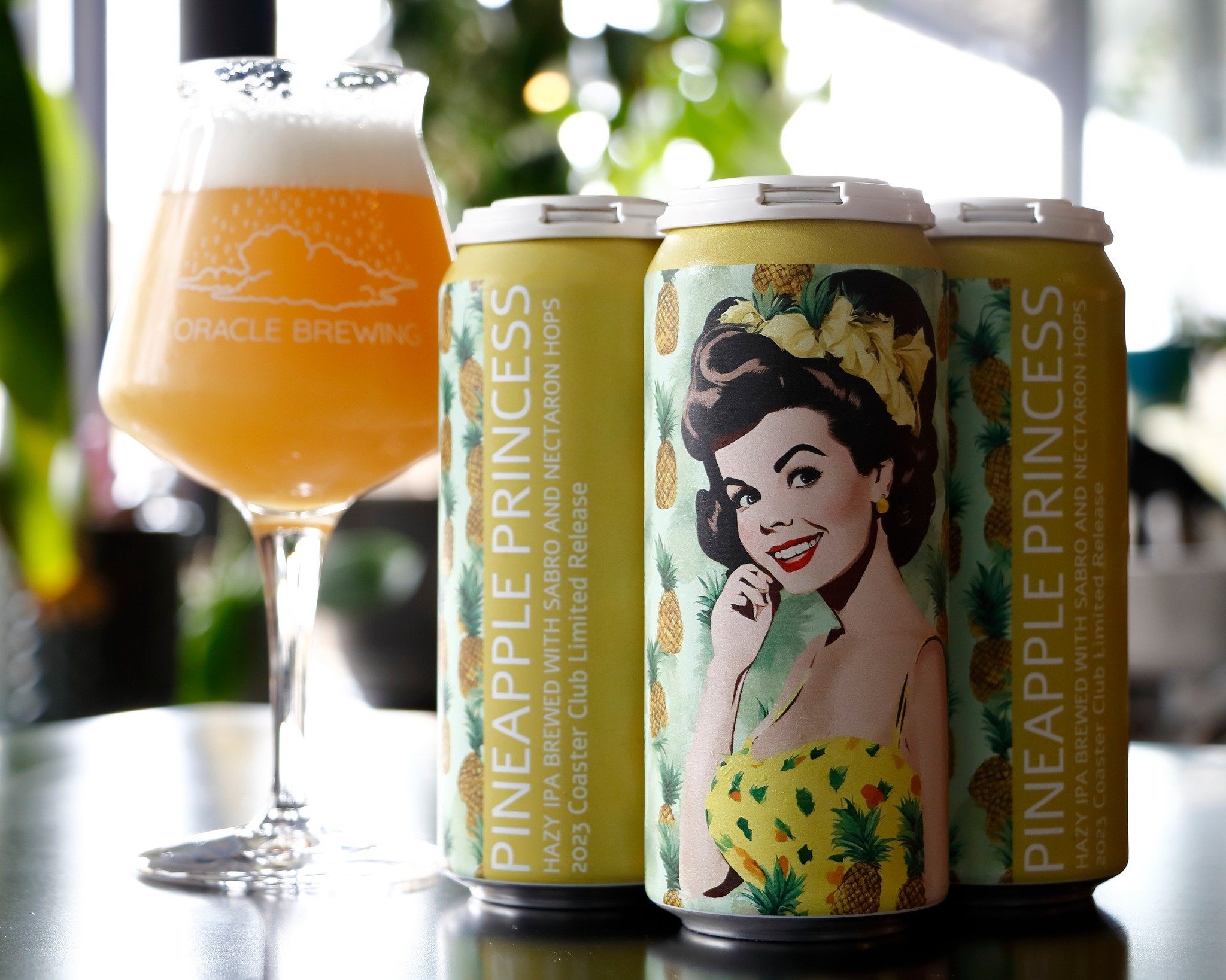 Were you a coaster member in 2023?  You can come pick up your 4-pack of the Coaster  Club brew! 

Pineapple Princess is a very soft and slightly sweet Tropical Hazy IPA brewed with Nectaron and Sabro hops. 7% 

Our apologies for the crazy delay on th
