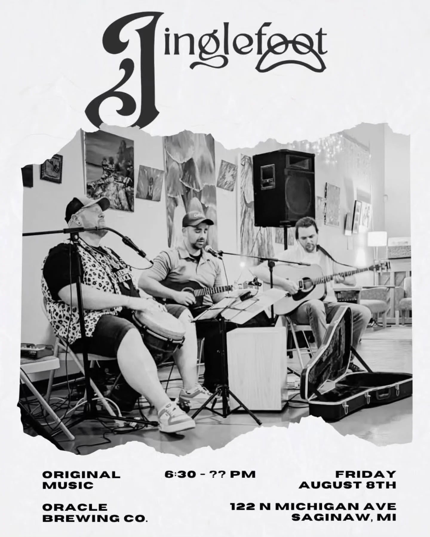 @jinglefoot_music will be at Oracle August 8th!