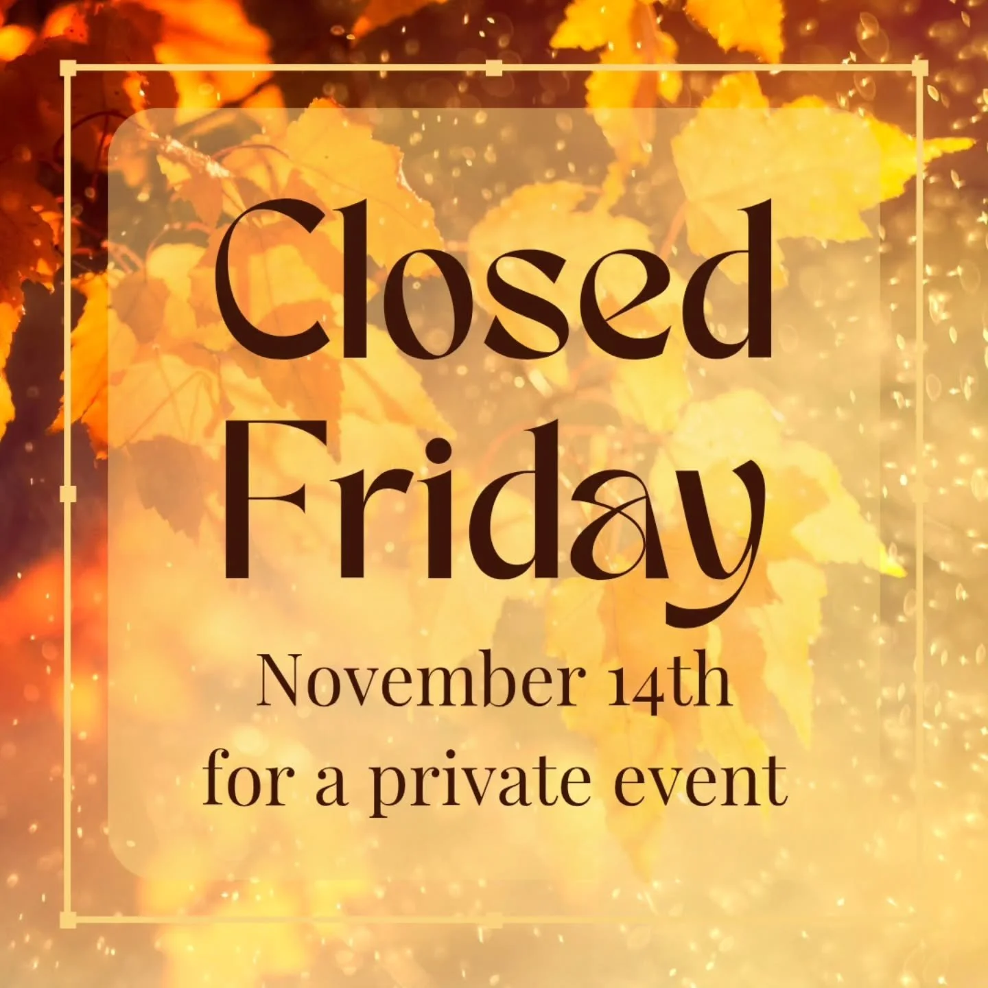 We are closed this Friday, Nov 14th, for a private event at Oracle Brewing. Normal hours will resume on Saturday, Nov 15th.

Looking for a space to host a party or celebration? Stop by, give us a call, or message us and let's chat!