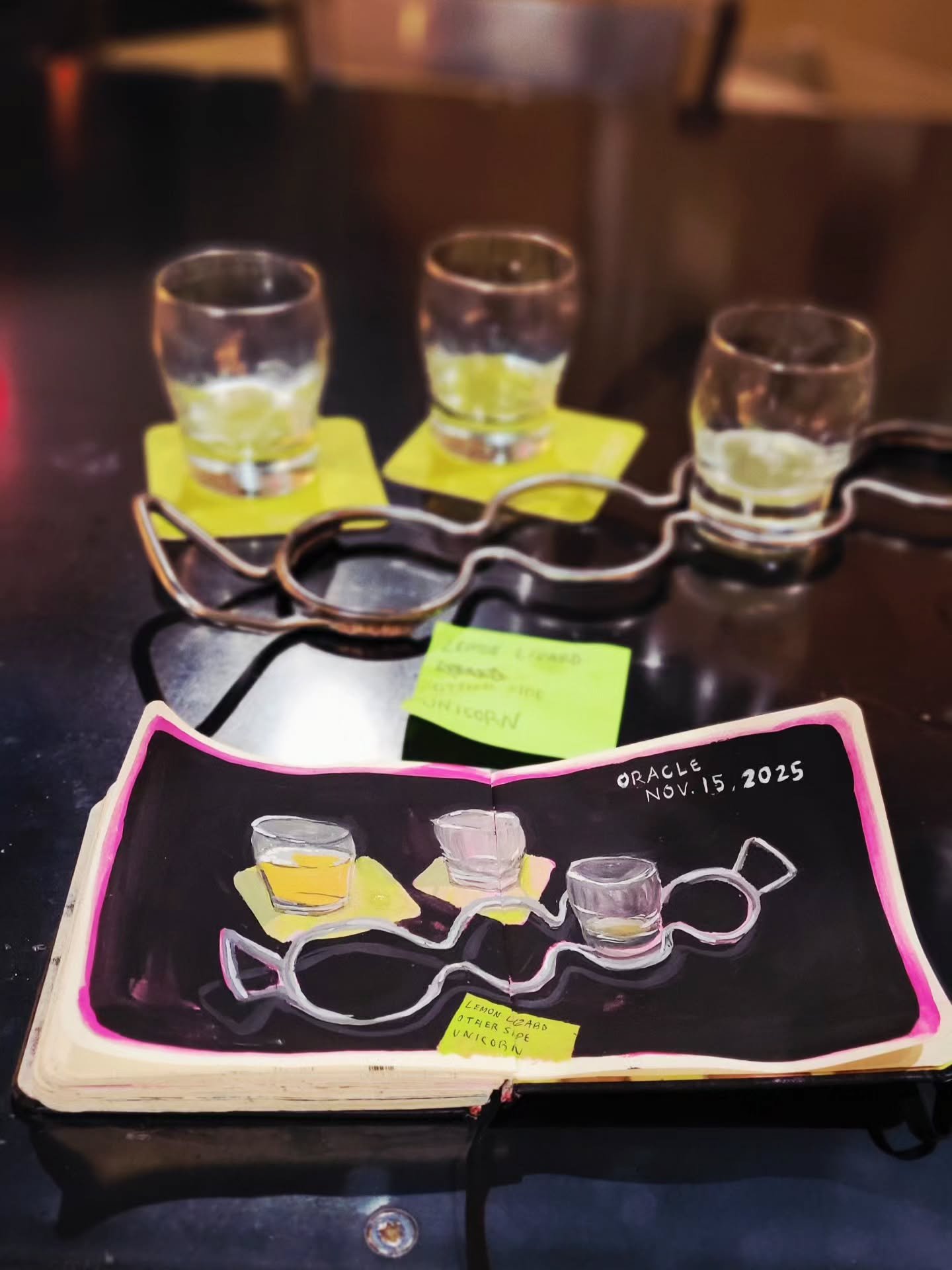 We love seeing our space inspire creativity. Alexis captured her flight perfectly today. 🍻