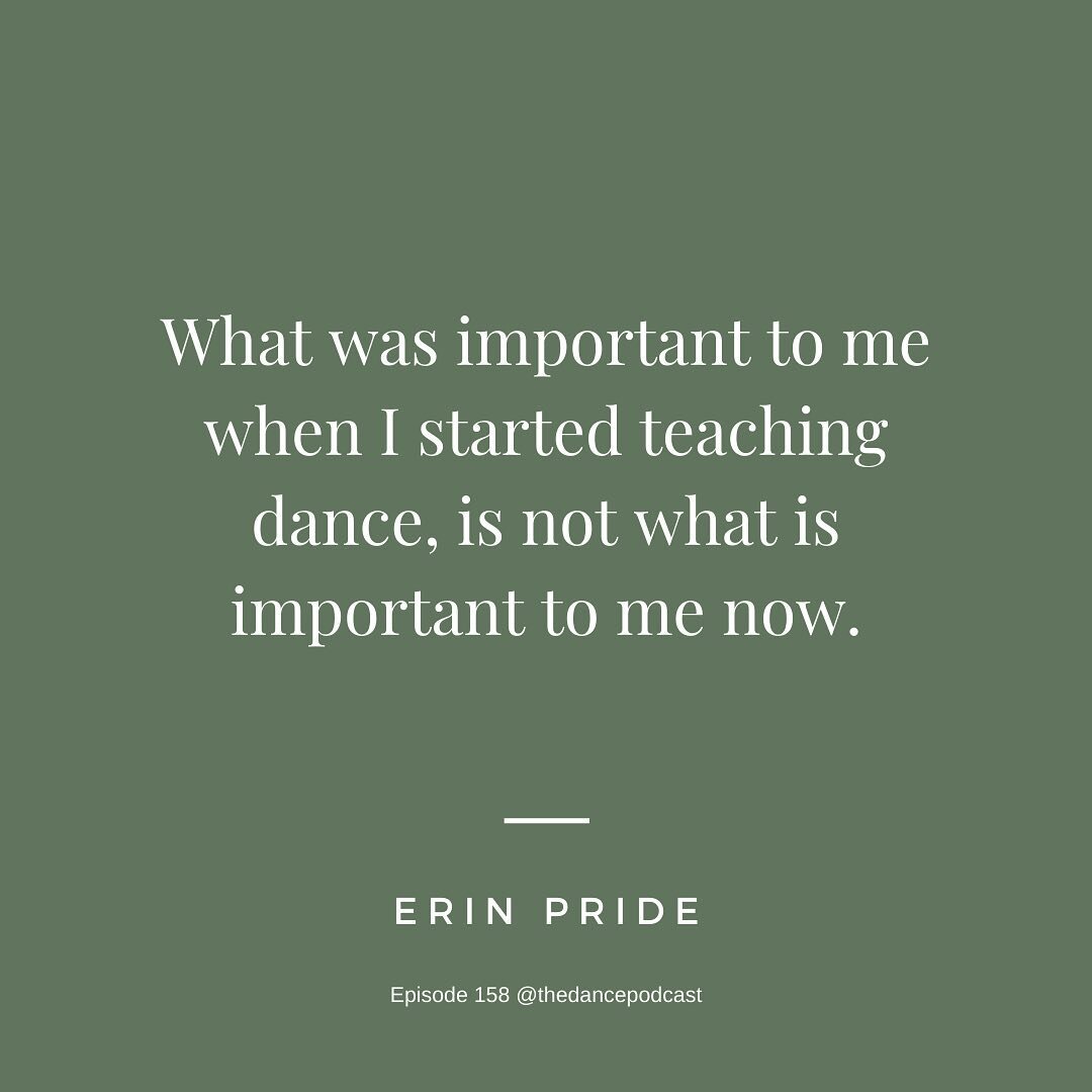 Can any other dance educators relate?! 
.
It&rsquo;s a hell-yes over here 🙌🏼&hearts;️
.
@erinpride is this week&rsquo;s episode and I am still lit up!
.

#dance #dancepodcast #podcast #dancelove #danceteacher #danceboss #danceeducator #thedancepodc