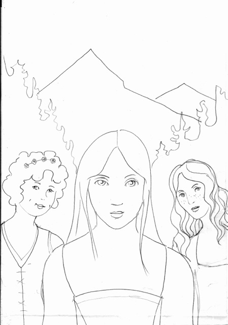 Early cover art sketches