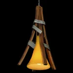 Oak Wine Barrel Lamp