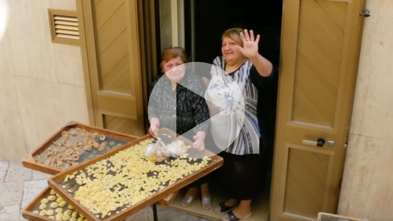 Pasta Grannies snacks on panzerotti from Puglia!