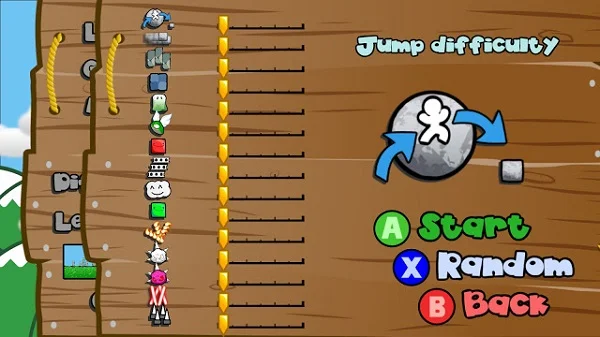This mode lets you configure things personally and the game then spits out levels fitting your designs
