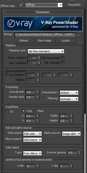 Vray HDRI For using UDIM In 3Dmax.