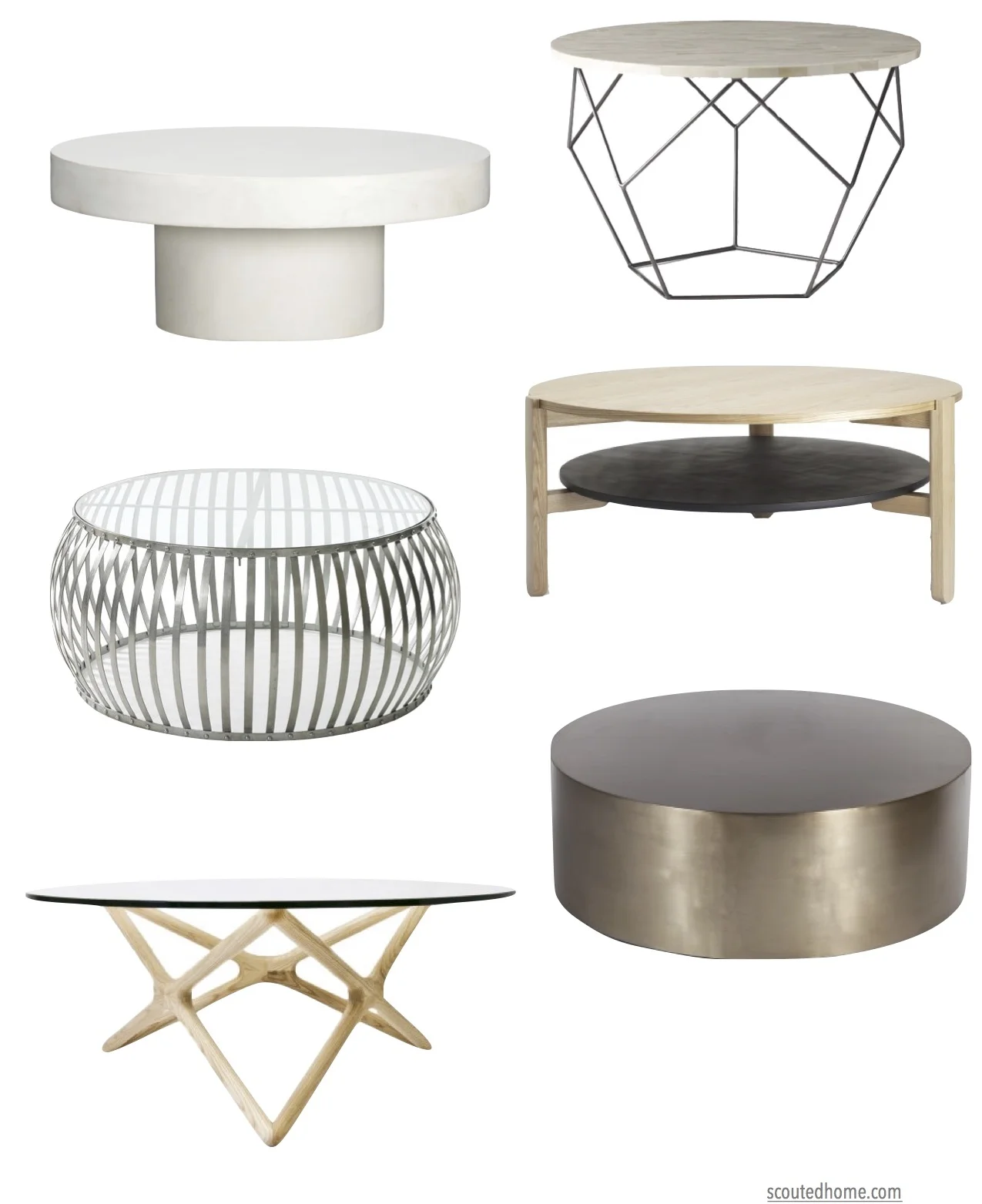 Top picks for our favorite round coffee tables