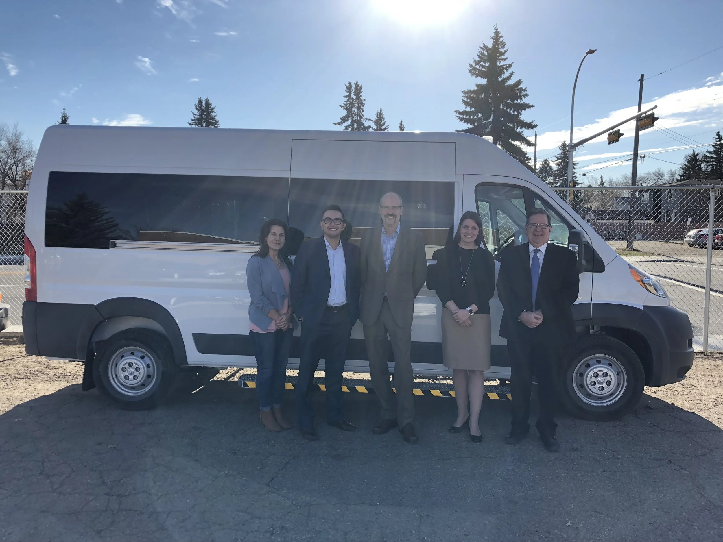 From left: Sue White, CEO, Desmond Chow, WSF Director, Dan Wiart, WSF Treasurer, Sarah Peters, WSF Director, Robert Willmott, WSF President.