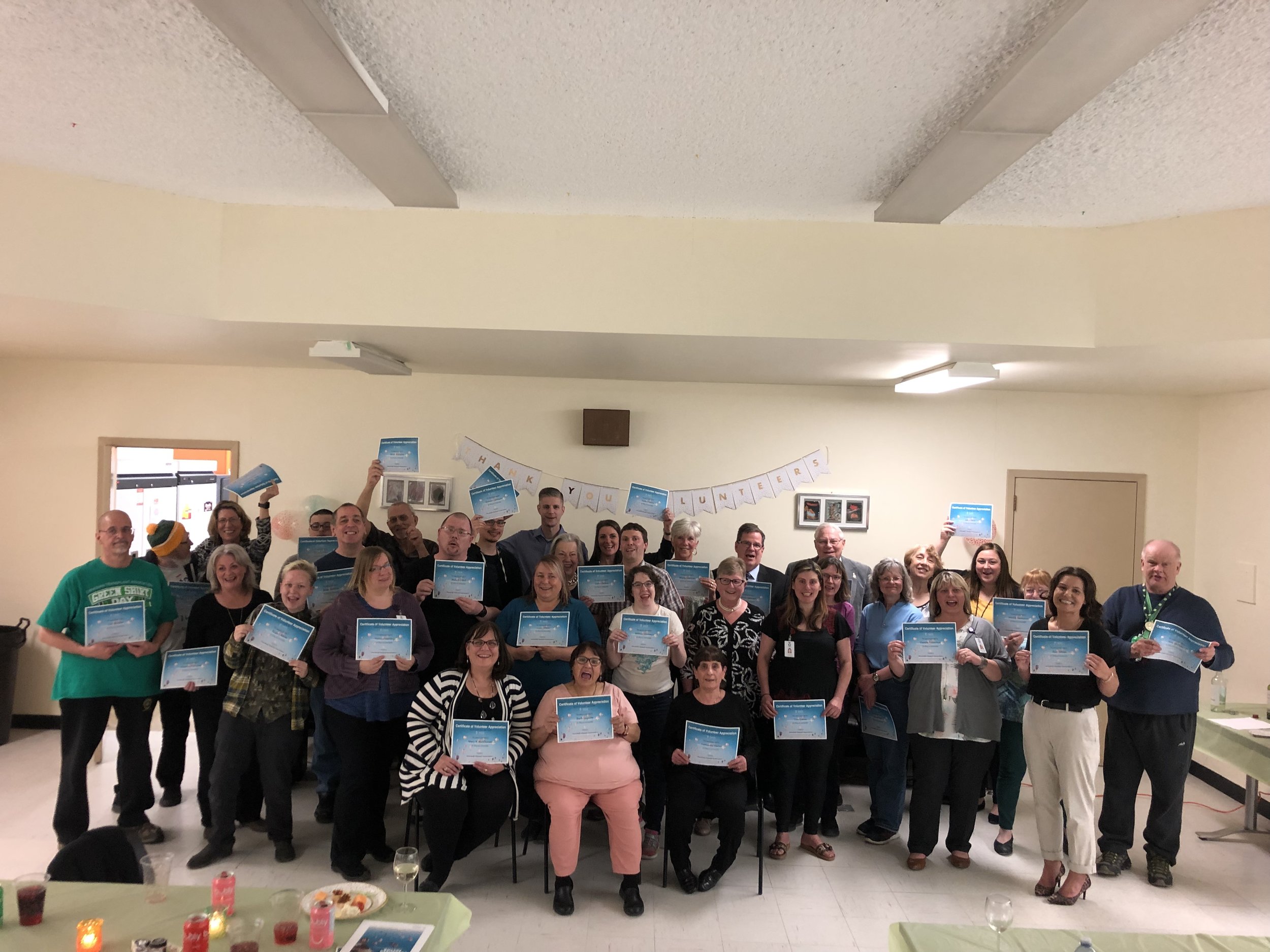 WSA Volunteer Appreciation Night - April 11th, 2019